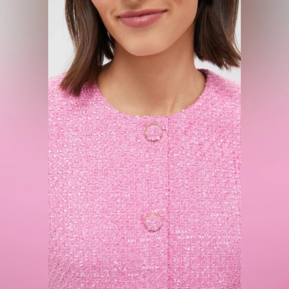 Tuckernuck HYACINTH HOUSE
Pink Tweed Kit Mini Dress size M NWT - Picture 5 of 11